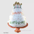 Огромные размеры mylar ballon birthday the cake foil foil